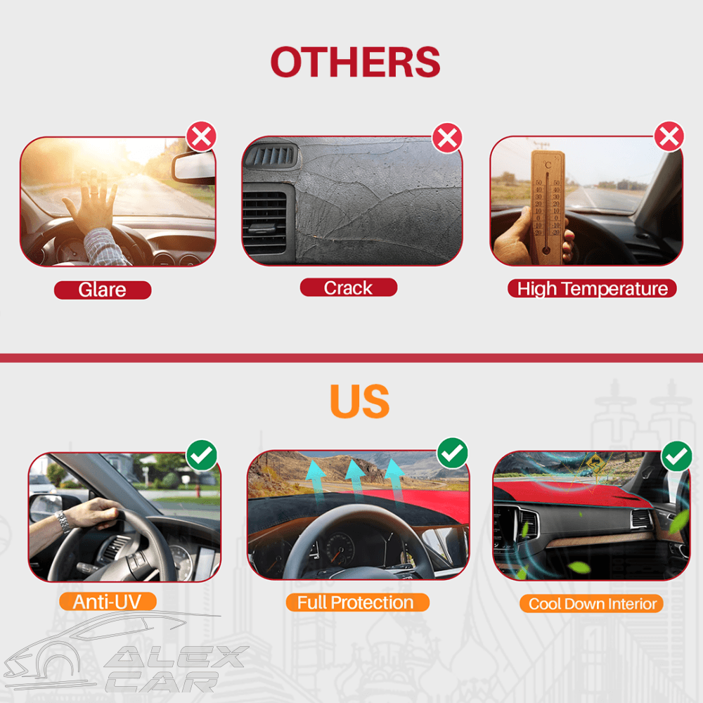 Matix Custom Fit Dashboard Mat Cover For Sedan, Hatchback, SUV, MPV, Truck, etc.